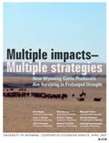 Multiple Impacts - Multiple Strategies How WY Cattle Producers Survive Drought cover