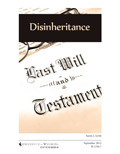 Planning Ahead, Difficult Decisions: Disinheritance cover