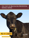 The Cost of Brucellosis Prevention: Spaying Heifers cover