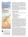 Chemigation Equipment and Calibration Procedures cover