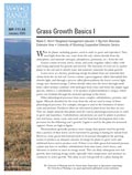 Grass Growth Basics I cover