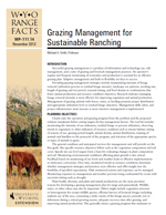 Grazing Management for Sustainable Ranching cover