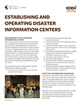 Establishing and Operating Disaster Information Centers cover