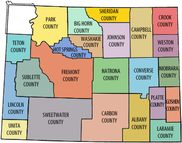 Map Wyoming
