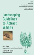 Landscaping Guidelines to Attract Wildlife cover