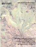 Distribution and Incidence of Sugar Beet Diseases in the Wind River and Big Horn River Basins of Northwest Wyoming cover