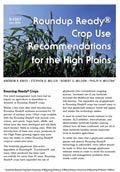 Roundup ready Crop Use Recommendations for High Plains cover