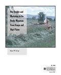 Hay Quality and Marketing in the Rocky Mountain Front Range and High Plains cover