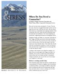 Agricultural Producers and Stress: When Do You Need a Counselor? cover