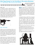 Web Page Design for the Farm/Ranch Recreation Business cover
