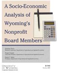 A Socio-Economic Analysis of Wyoming's Nonprofit Board Members cover