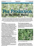 Pea Production in the High Plains cover
