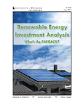 Renewable Energy Investment Analysis: What is the Payback? cover