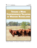 Toward a More Comprehensive Valuation of Western Rangelands cover