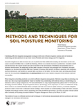 Methods and techniques for soil moisture monitoring cover
