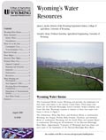 Wyoming's Water Resources cover