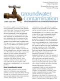 Groundwater Contamination cover