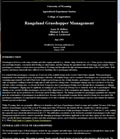 Rangeland Grasshopper Management cover