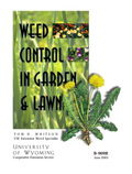 Weed Control in Gardens and Lawn cover