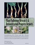 Plant Pathology Research and Demonstration Progress Report -- 2004 cover