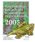 Plant Pathology Research and Demonstration Progress Report -- 2005 cover