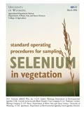 Standard Operating Procedures for Sampling Selenium in Vegetation cover