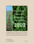 Plant Pathology Research and Demonstration Progress Report -- 2002 cover