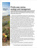 Prickly pear cactus, Ecology and management cover