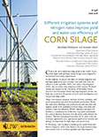 B-1326 Different irrigation systems and nitrogen rates improve yield and water use efficiency of corn silage cover
