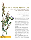 Meadow Bromegrass-Legume Mixtures for Diversified and Profitable Hay Production in Wyoming cover