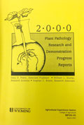 Plant Pathology Research and Demonstration Progress Report - 2000 cover