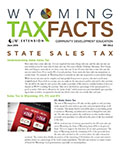 Wyoming Tax Facts State Sales Tax cover