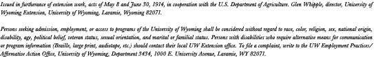 Issued in furtherance of extension work, acts of May 8 and June 30, 1914, in cooperation with the U.S. Department of ...