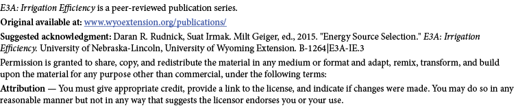 E3A: Irrigation Efficiency is a peer-reviewed publication series. Original available at: www.wyoextension.org/publica...