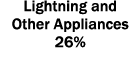 Lightning and Other Appliances 26%