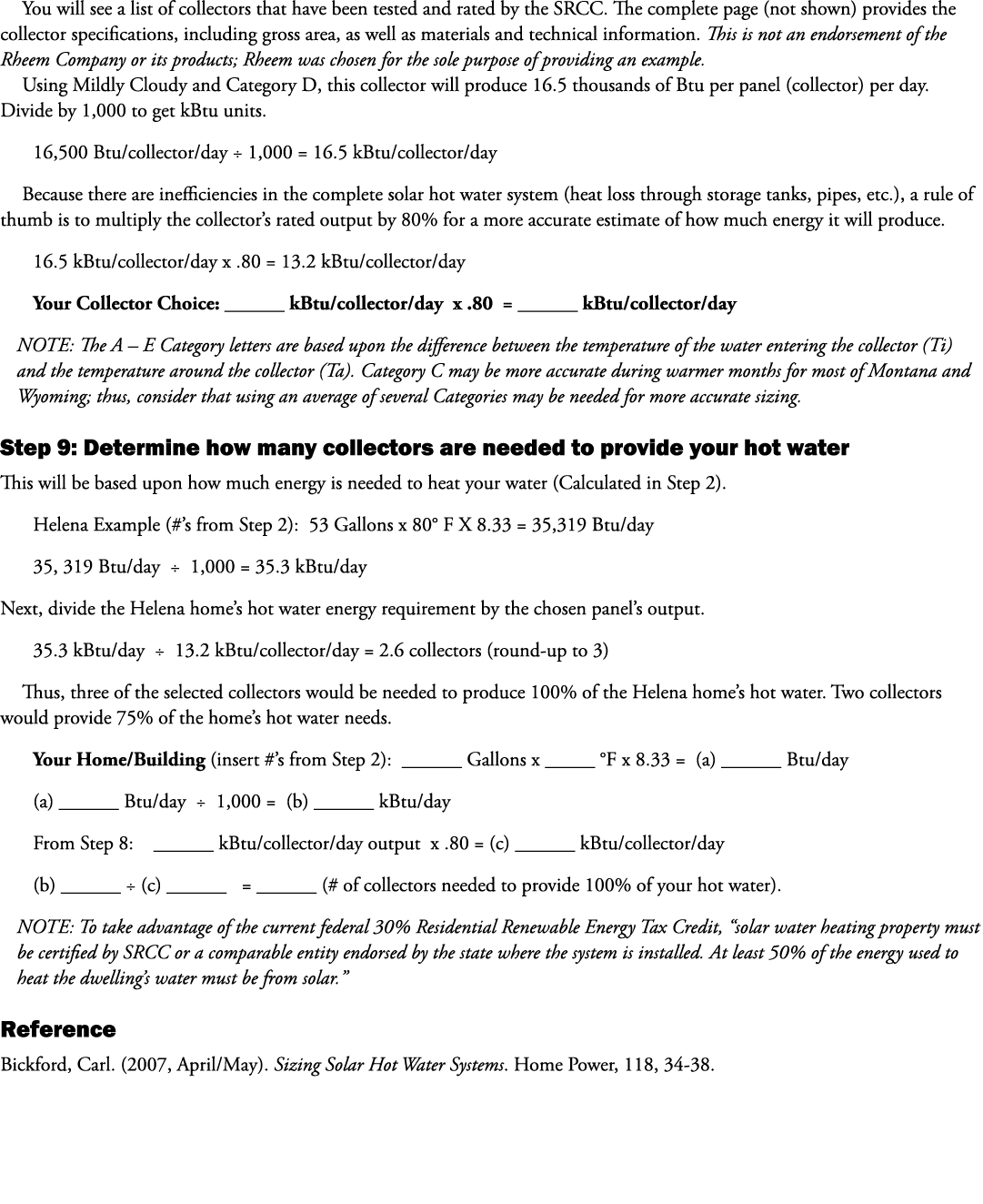 You will see a list of collectors that have been tested and rated by the SRCC. The complete page (not shown) provides...