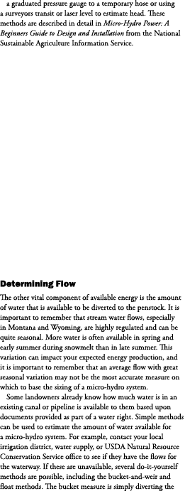 a graduated pressure gauge to a temporary hose or using a surveyors transit or laser level to estimate head. These me...