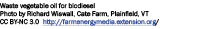 Waste vegetable oil for biodiesel Photo by Richard Wiswall, Cate Farm, Plainfield, VT CC BY-NC 3.0 http://farmenergym...