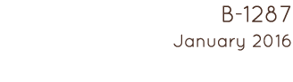 B-1287 January 2016