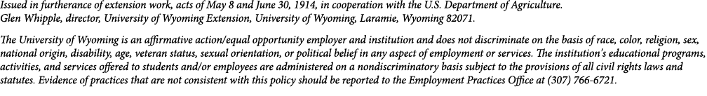 Issued in furtherance of extension work, acts of May 8 and June 30, 1914, in cooperation with the U.S. Department of ...